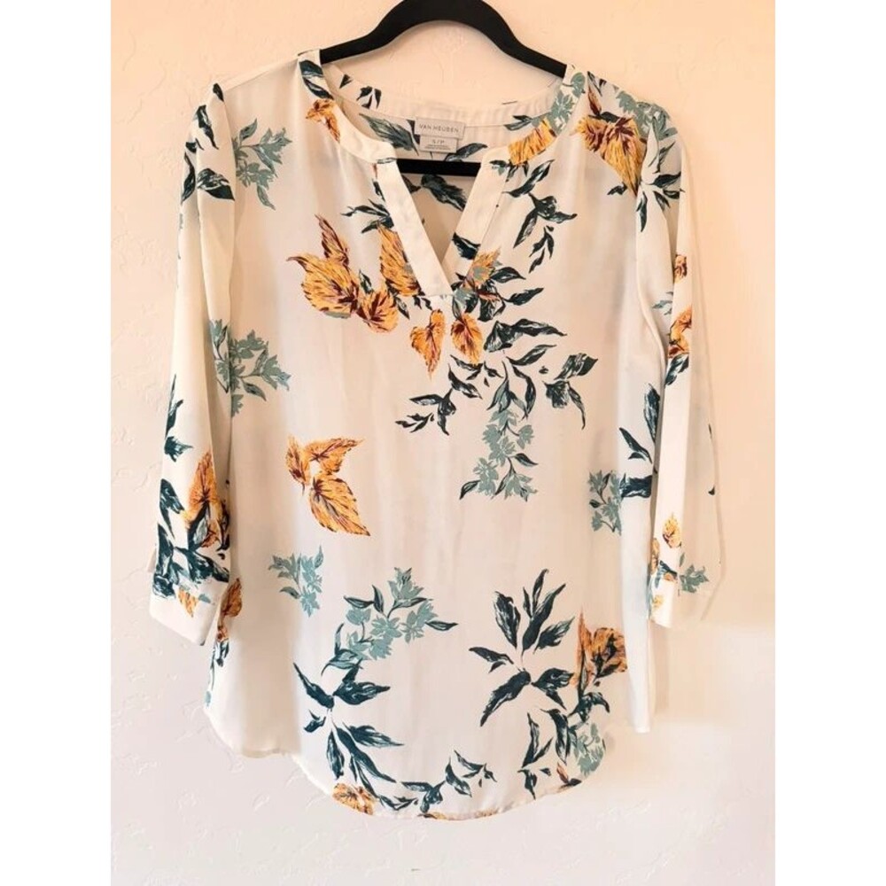 Van Heusen Boho Floral Blouse Size S